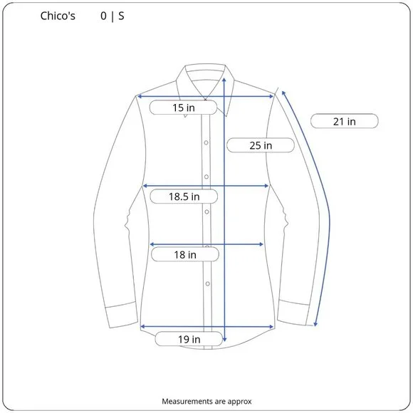 Chicos Womens Top Gauze Blue Green Mixed Stripe Roll Tab Sleeve Size 0 | S - Picture 3 of 12